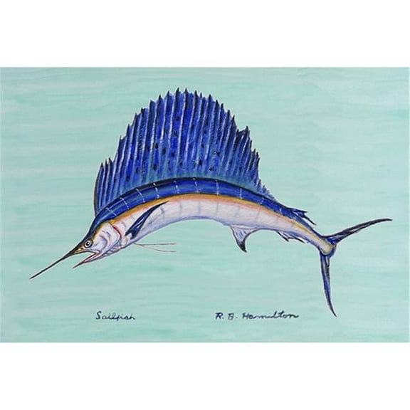 DM006G 30'' x 50'' Sailfish Doormat