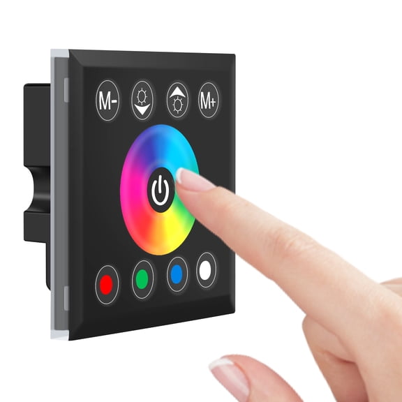 DM01 Touch Panel RGBW LED Controller DC12-24V 4CH for Strip Party Wedding Home