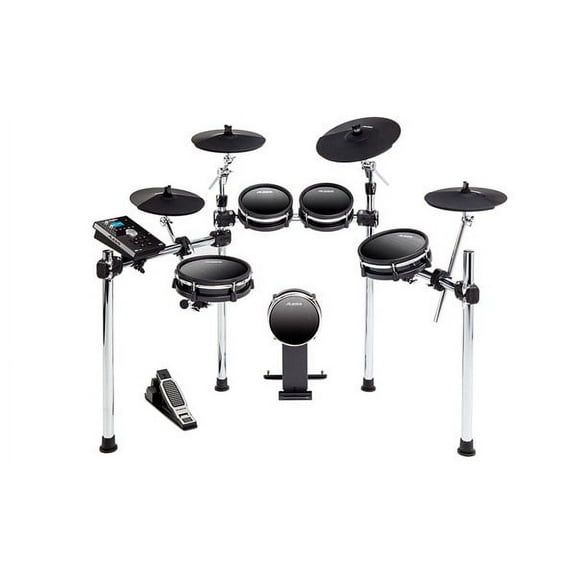 Nine-Piece Electronic Drum Kit with Mesh Heads