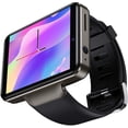 thumbnail image 1 of DM101 4G Smart Watch for Men 2.41" Display Android 7.1 3GB RAM 32GB ROM 2080mAh Watch Phone with Face ID Dual Camera Bluetooth GPS IP67 Waterproof Smartwatch, 1 of 9