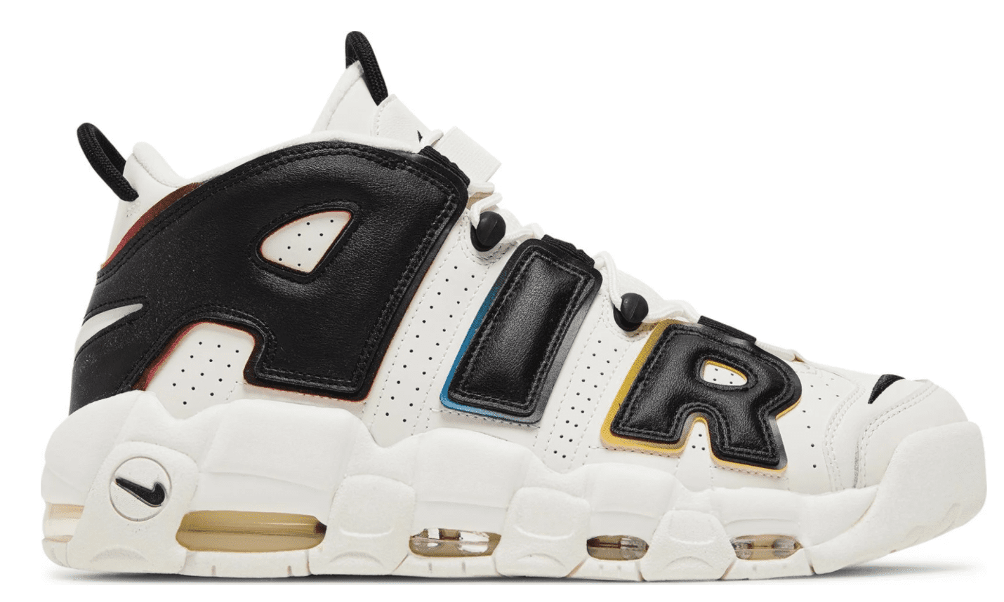★送料・関税込★NIKE★MEN'S AIR MORE UPTEMPO '96★24-31cm★ Nike Men's Air More Uptempo '96 Basketball Shoes, Sail/Black