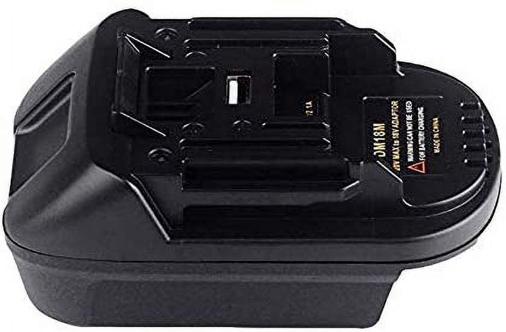 Batterieadapter Für Makita 18V – Konvertiert DeWalt 20V & Milwaukee M18 Auf Makita, Mit USB-Anschluss