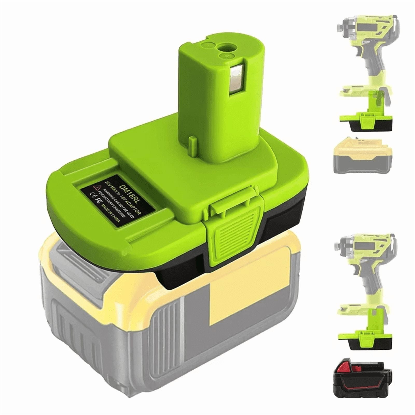 DM18RL Power Tool Adapter Converter for Mil.wau*kee for M18 for De*walt 18V 20V Li-ion Battery for Ryo.bi 18V Power Tool P108 P109