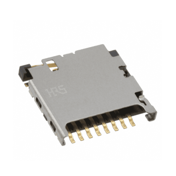 DM3D-SF  Connector 10 (8 + 2) Position Card Connector Secure Digital - microSD? Surface Mount, Right Angle Gold