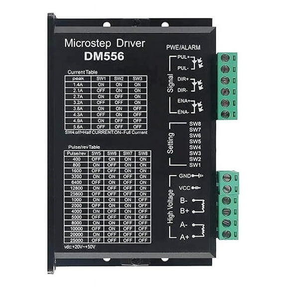 DM556 CNC Digital Stepper Motor Driver 2-Phase Stepper Motor Driver