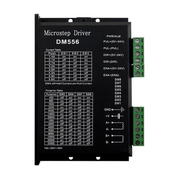 DM556 is suitable for 57 86 NEMA23 NEMA34 stepper motor controller DM556 digital stepper motor driver 2 phase 5.6AD - 5PCS