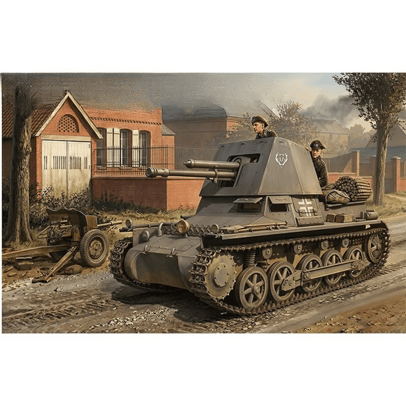 DM6258 1/35 Panzerjger I 4.7cm PaK(t) Early Production Assembly Model Kit