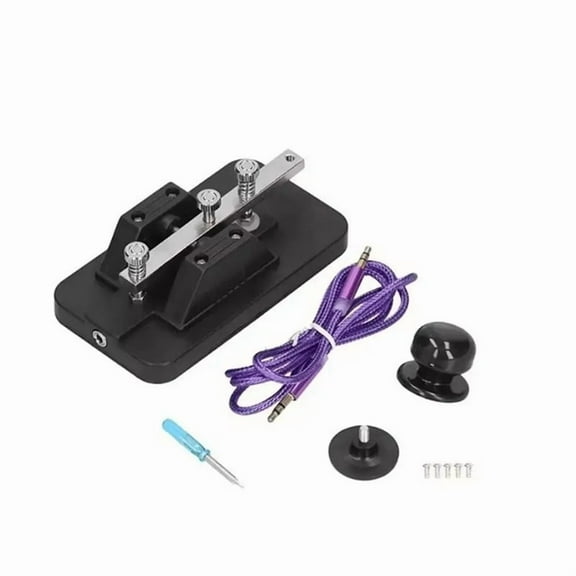 DM901 Sound Key Automatic Key Transmitter Exerciser Oscillator Morse Code Shortwave Radio CW,1 * DM901 Sound Key Kit,Black