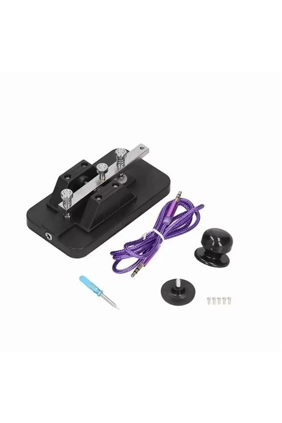 DM901 Sound Key Automatic Key Transmitter Exerciser Oscillator Morse Code Shortwave Radio CW,1 * DM901 Sound Key Kit,Black