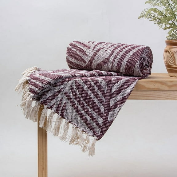 DMAASA 100% Hand woven Cotton Throw, Turkish Blanket , Pure Cotton Handmade Throw, Couch Coverlet, Summer Light Weight Throw, Bedding Gift