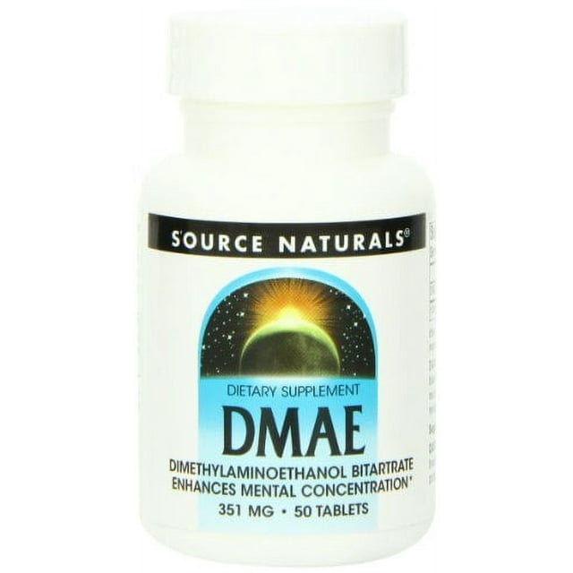DMAE Tabs 351 mg 50 Tablets by Source Naturals
