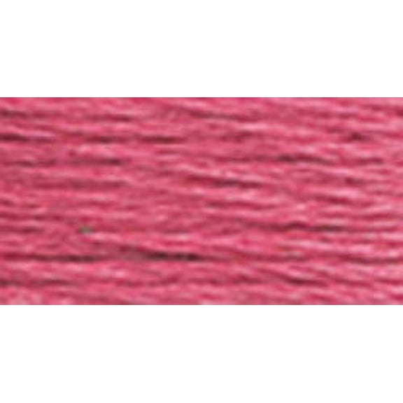 DMC 6-Strand Embroidery Cotton 8.7yd-Dark Dusty Rose, Pk 12, DMC