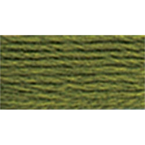 DMC 6-Strand Embroidery Cotton 8.7yd-Dark Moss Green, Pk 12, DMC