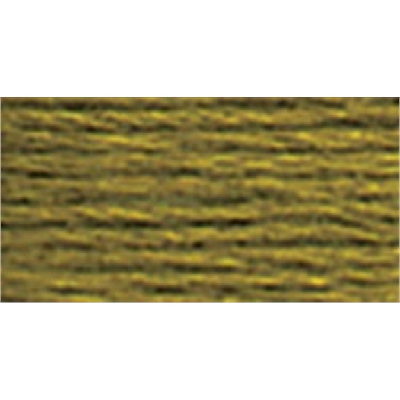 DMC 6-Strand Embroidery Cotton 8.7yd-Dark Olive Green, Pk 12, DMC