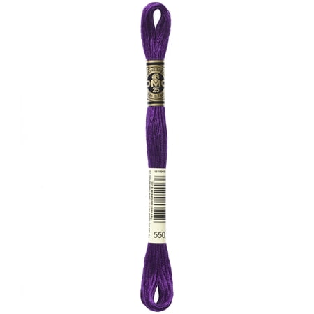 DMC Mouline Special Violet Floss Embroidery Yarn, 8.7 Yd.