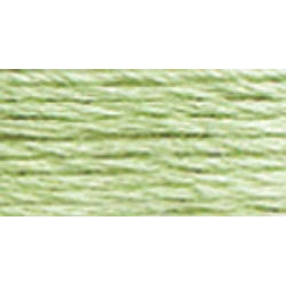DMC 8.7 Yd 6-Strand Very Light Pistachio Green Embroidery Cotton