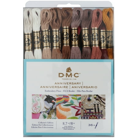 DMC Embroidery Floss Pack - Anniversary Collection - 8.7 yards - 36 skein