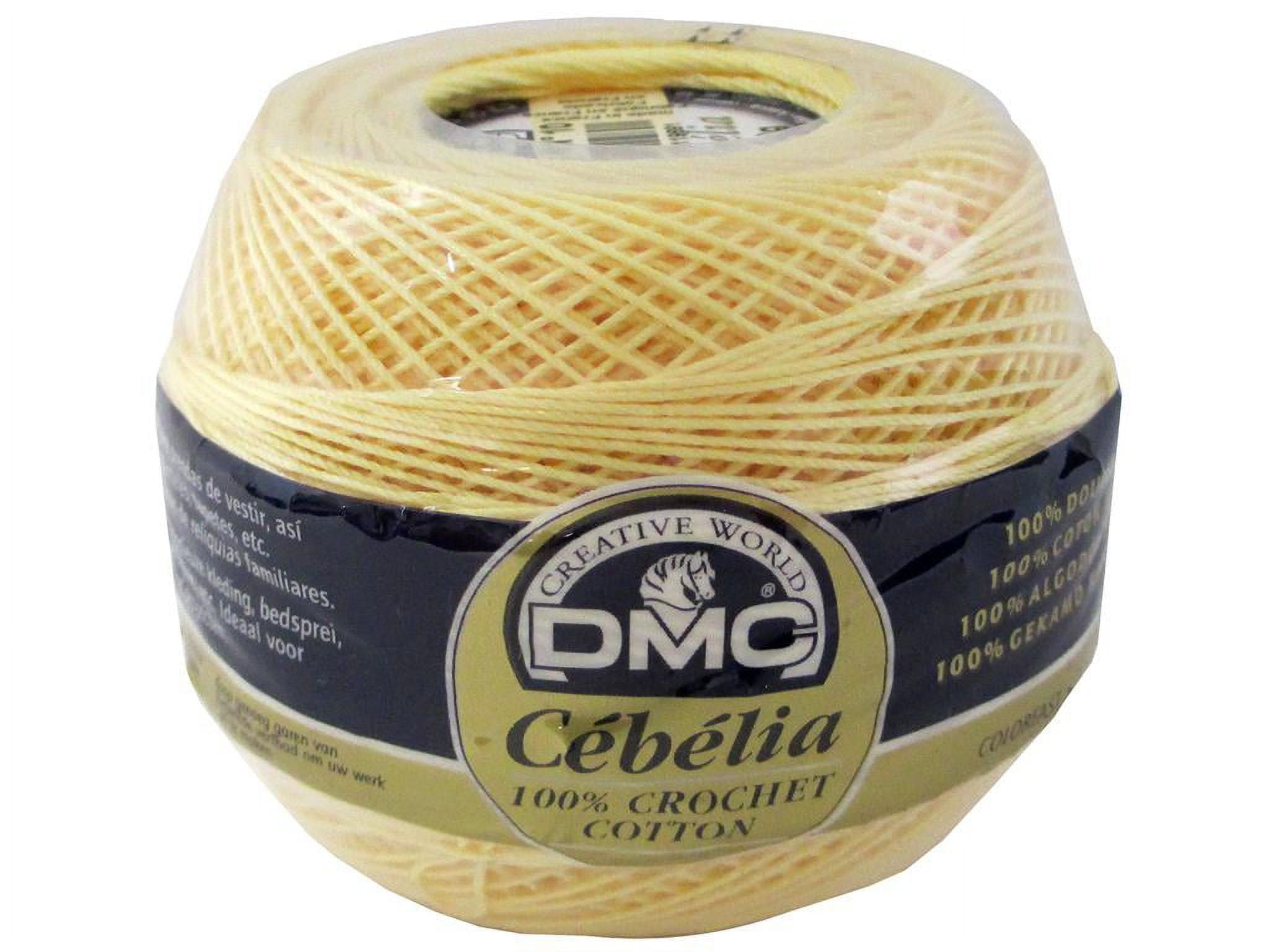 DMC Cebelia Crochet Cotton 10 Lt Pale Yellow