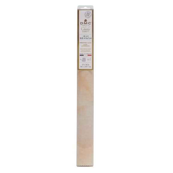 DMC® 14-ct Printed Aida 15x18" Fabric Blank