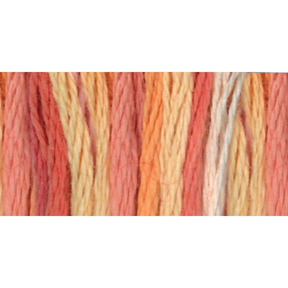 DMC Color Variations Tropical Sunset 6-Strand Embroidery Floss, 8.7 Yd.