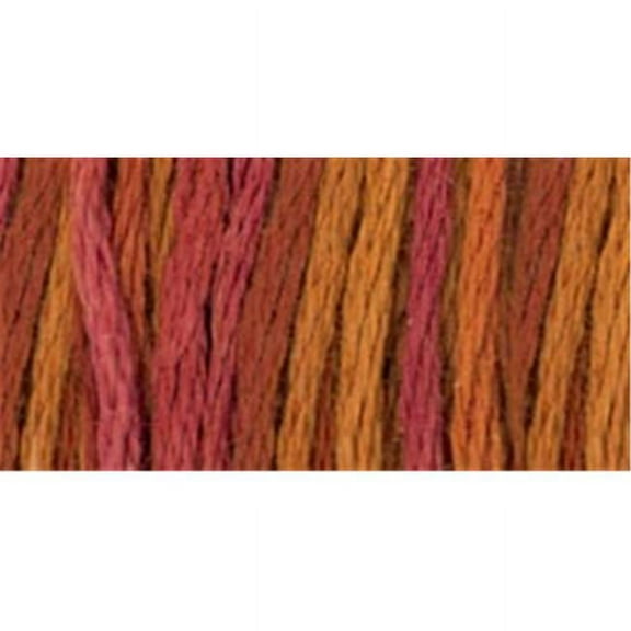 DMC Cotton 6 Strand Chilean Sunset Color Variations Embroidery Floss, 1 Each