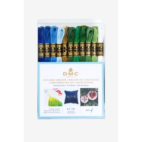 DMC Cotton Embroidery Floss - Holiday Decor, Set of 30