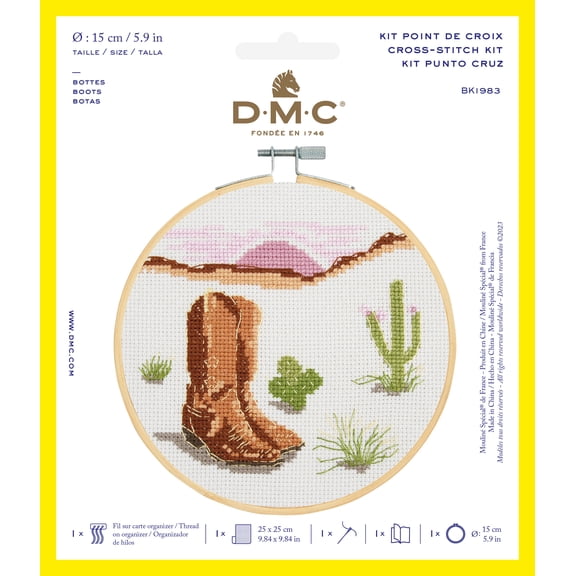 DMC Counted Cross Stitch Kit-Boots