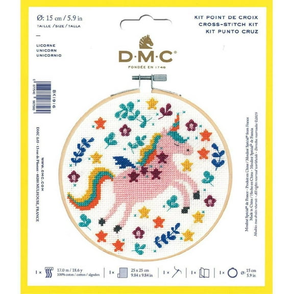 DMC Counted Cross Stitch Kit Unicorn