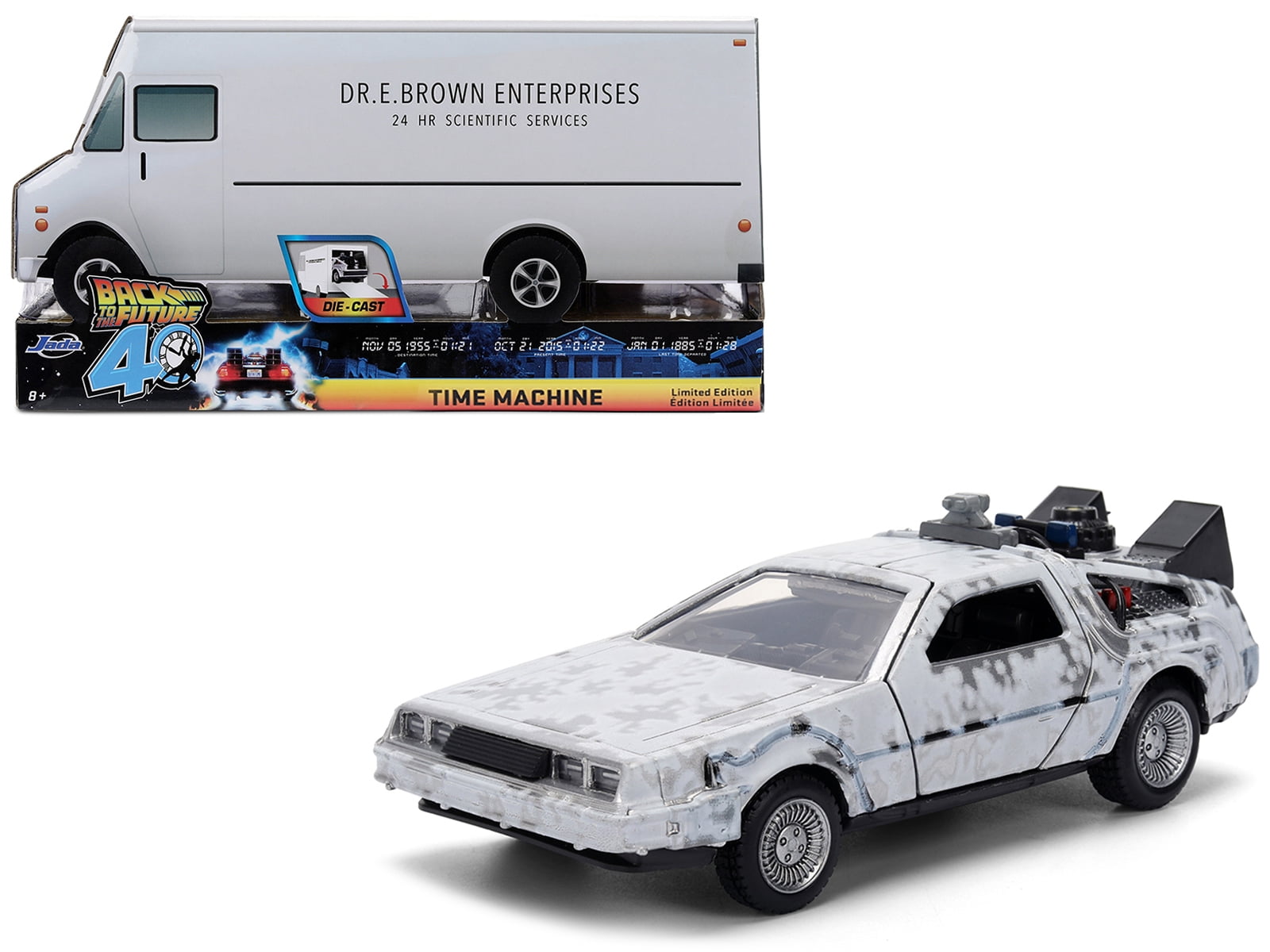 D.R.E. BROWN ENTERPRISES 1/24スケールタイムマシン Hot Toys Back to the Future Part III 1:6 Scale DeLorean Time