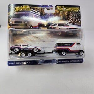 DMC Delorean & Rally Hauler * 2025 Hot Wheels Team Transport Case F WF45
