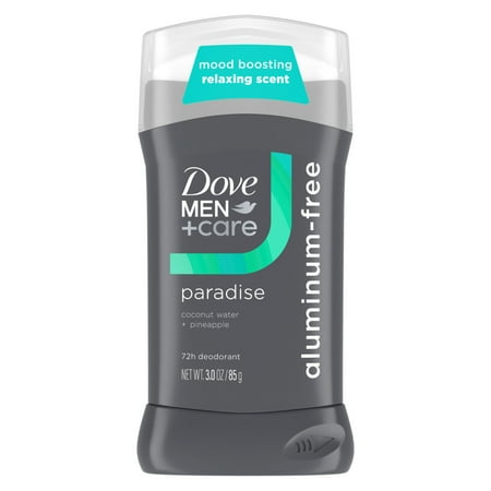 Dove Men+Care Deodorant Stick Mood Boosting Scent Paradise 72h Odor Protection, 3 oz