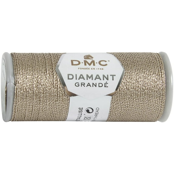 DMC Diamant Metallic Thread 38.2yd-Old Rose