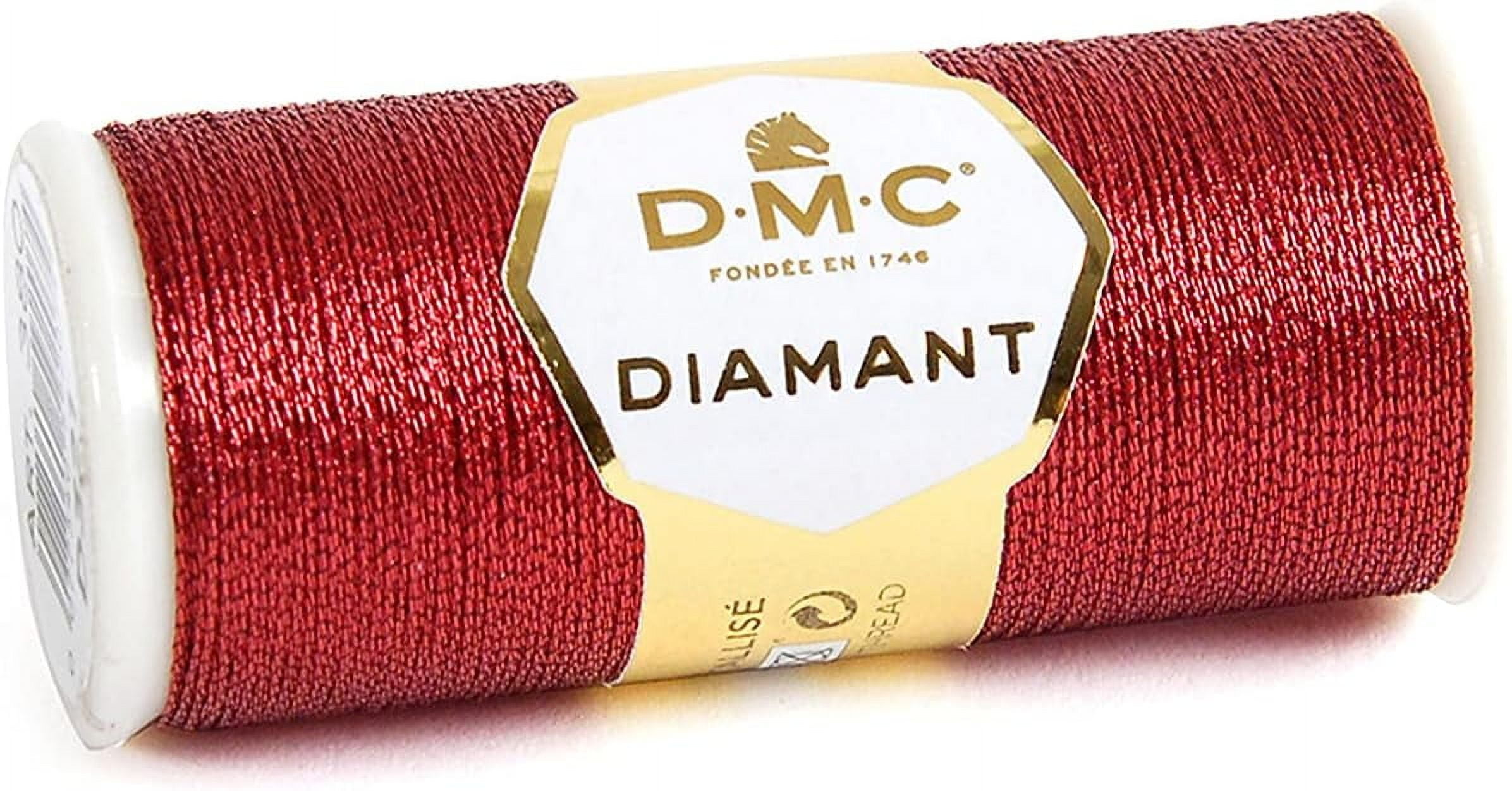 Diamond Thread Color Ref DMC Diamant Metallic Thread 38.2yd-Red Ruby - Walmart.com