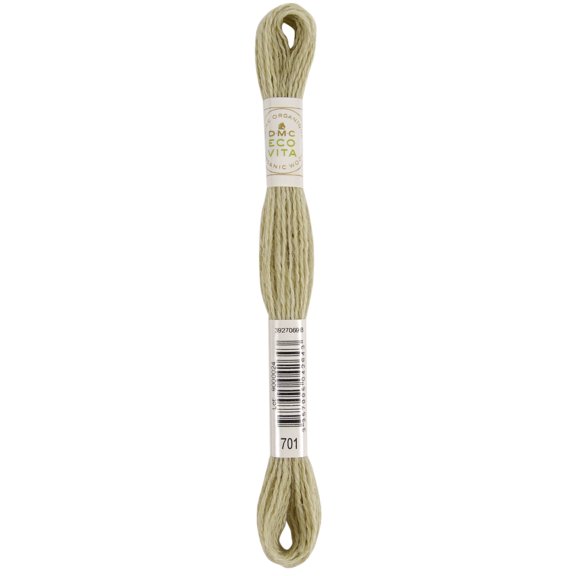 DMC Eco Vita 100% Organic Wool Crewel Thread -Soft Common Ivy