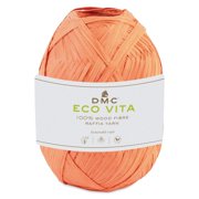 DMC Eco Vita Raffia Yarn - 10 Orange, 109 yards
