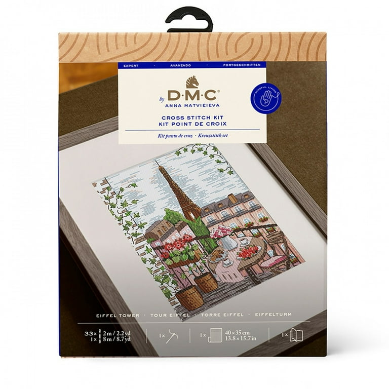 Eiffel Tower Cross Stitch Kit by Anna Matvieieva Eiffel Tower Cross Stitch Kit by Anna Matvieieva