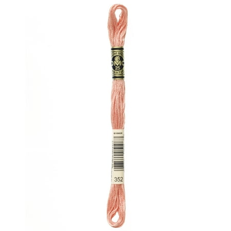 DMC Mouline 117-352 Six-Strand Embroidery Thread , Light Coral, 8.7-Yards