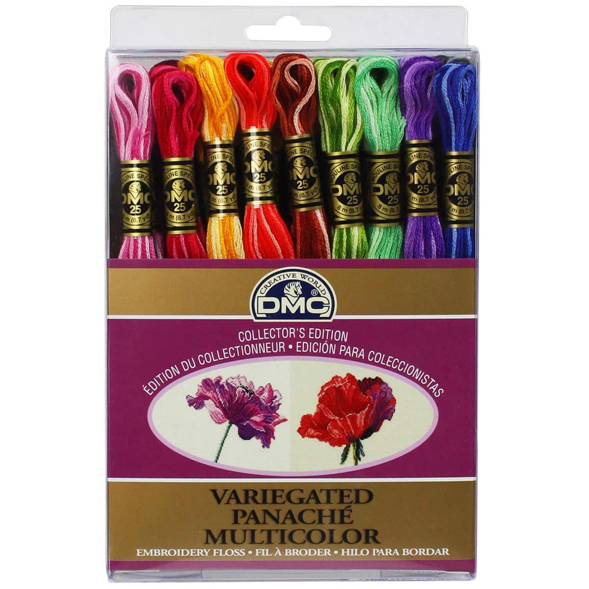 DMC F25PK36 Variegated Embroidery Floss, Assorted, 36Pack
