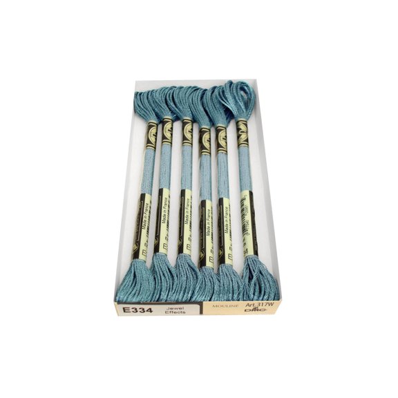DMC Light Effects Embroidery Floss 8.7yd-Blue Topaz