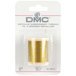 DMC Metallic Embroidery Thread 43.7yd-Gold