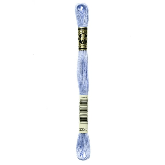 DMC Mouline 117-3325 Six-Strand Embroidery Thread , Blue, 8.7-Yards