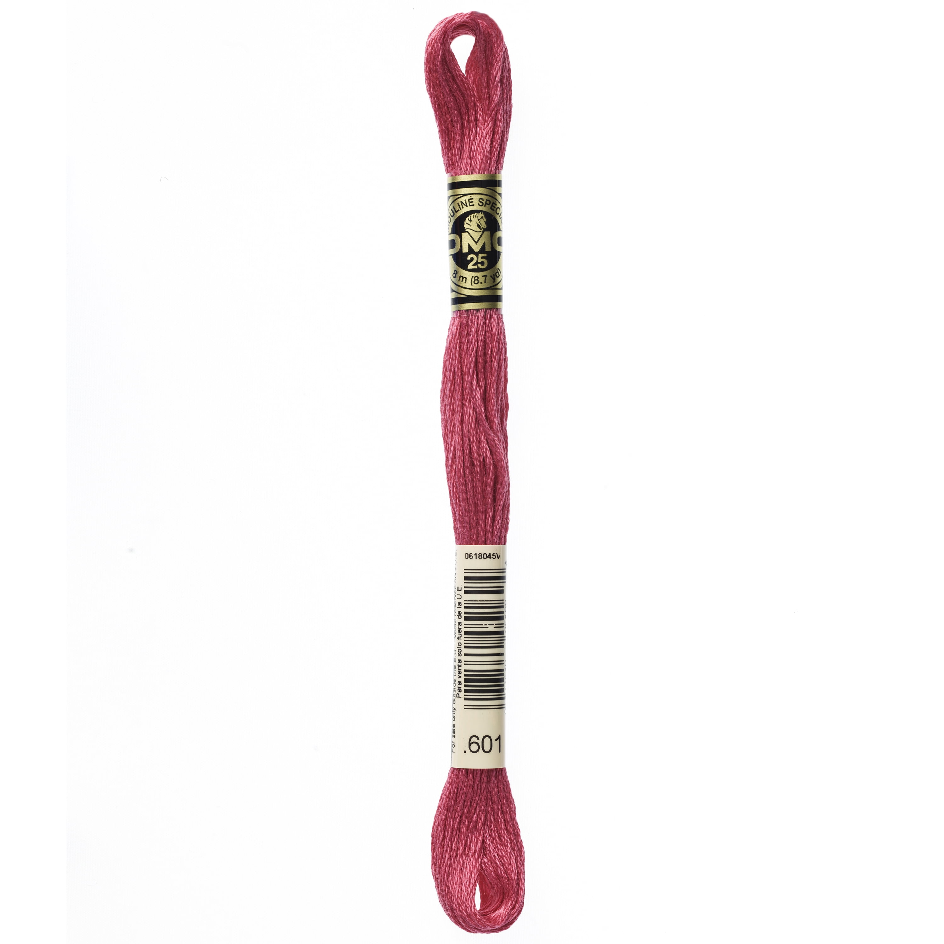 DMC Mouline 117-601 Six-Strand Embroidery Thread, Dark Cranberry, 8.7-Yards