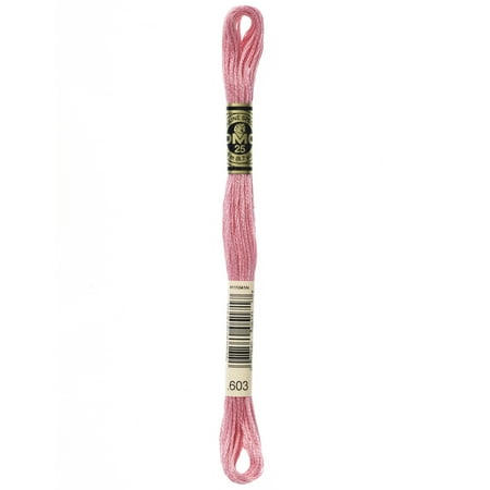 DMC Mouline 117-603 Six-Strand Embroidery Thread, Cranberry, 8.7-Yards