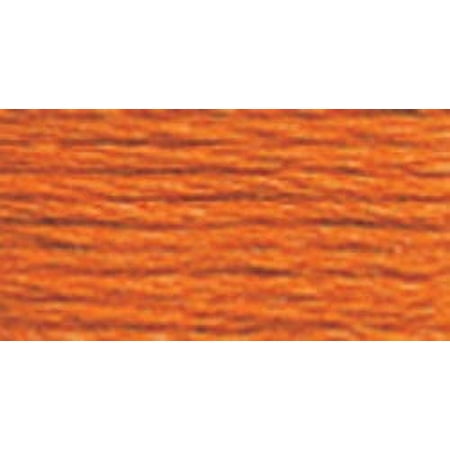 DMC Mouline 117-721 Six-Strand Embroidery Thread, Medium Orange Spice, 8.7-Yards