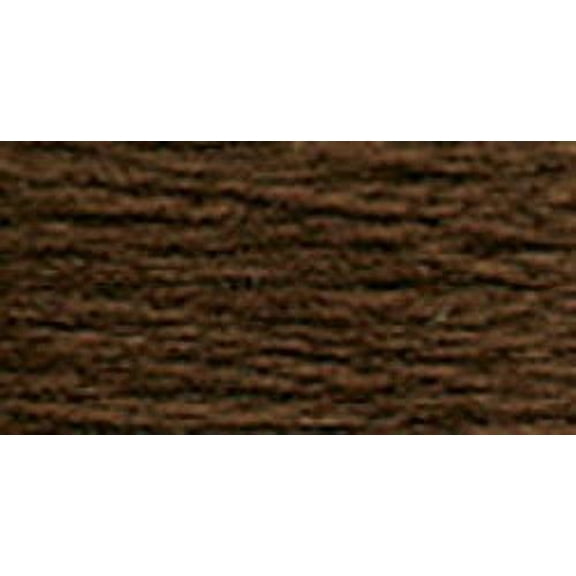 DMC Mouline 117-938 Six-Strand Embroidery Thread, Ultra Dark Coffee Brown, 8.7-Yards