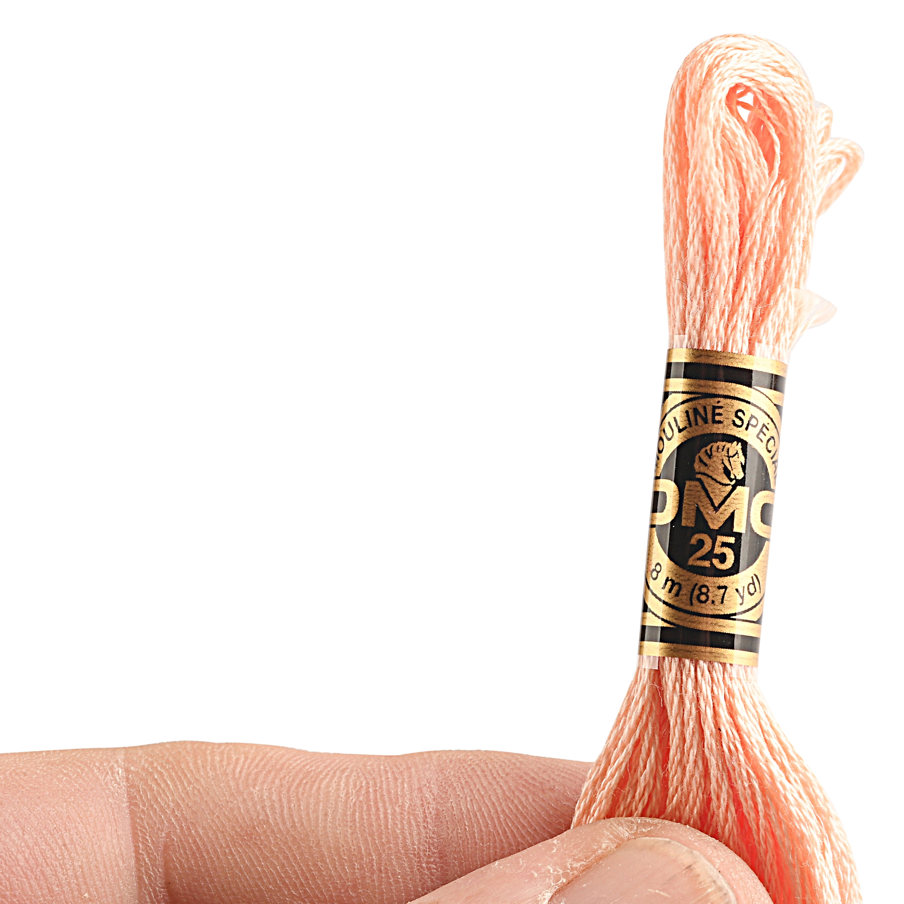 DMC Mouline Special Peach Flesh Floss Embroidery Yarn, 8.7 Yd