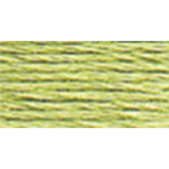 DMC Pearl Cotton Ball Size 8 87yd-Light Yellow Green