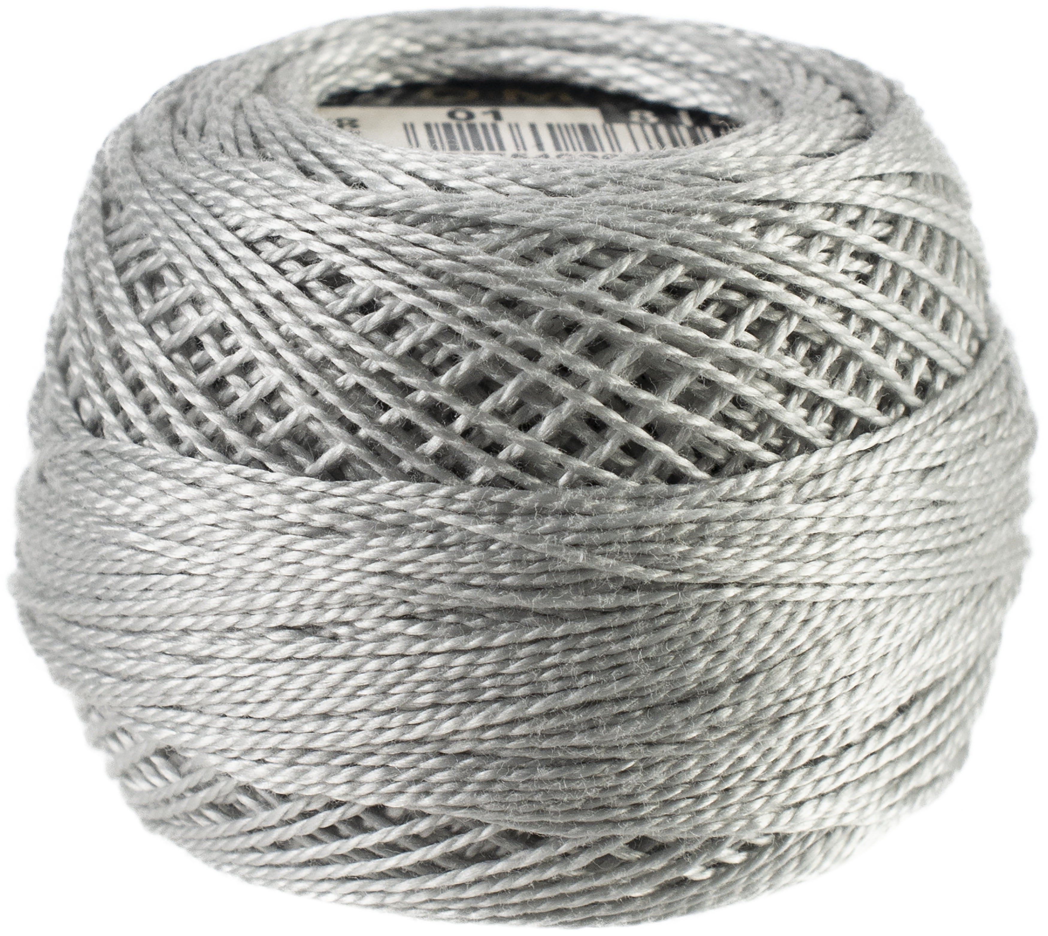 DMC Pearl Cotton Ball Size 8 87yd-White Tin