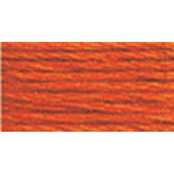 DMC Pearl Cotton Skein Size 3 16.4yd-Medium Burnt Orange