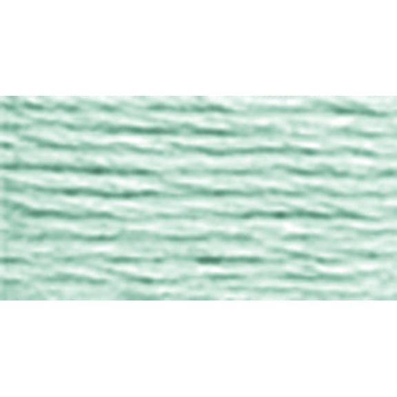 DMC Pearl Cotton Skein Size 3 16.4yd-Very Light Blue Green